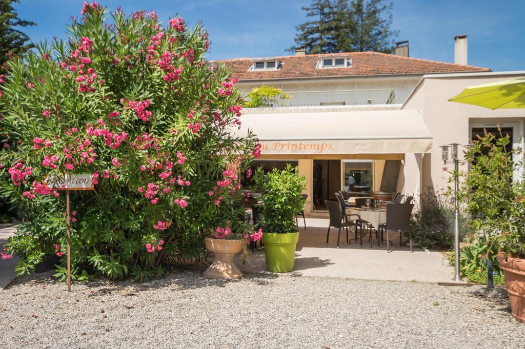 Logis Le Printemps Hotel Restaurant - Montélimar Exterior foto